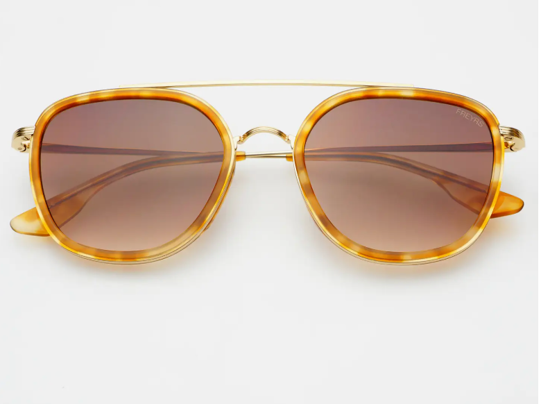 Weston Light Tortoise Round Sunglasses