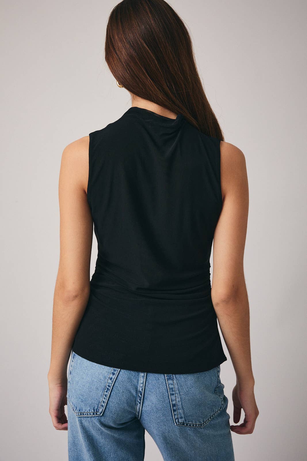 MOCK NECK MESH TOP *More Colors*