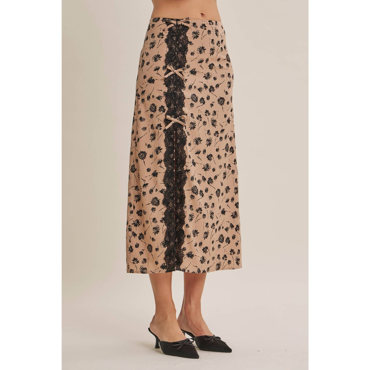 PARIS FLORAL SKIRT