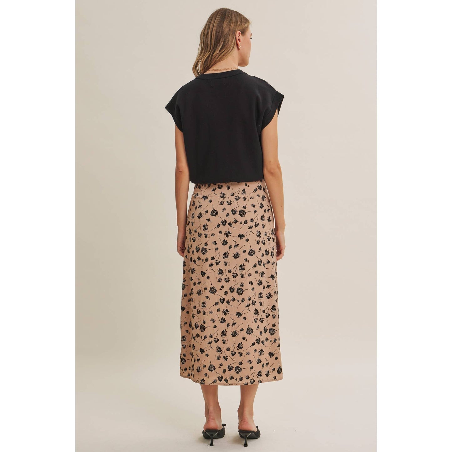 PARIS FLORAL SKIRT
