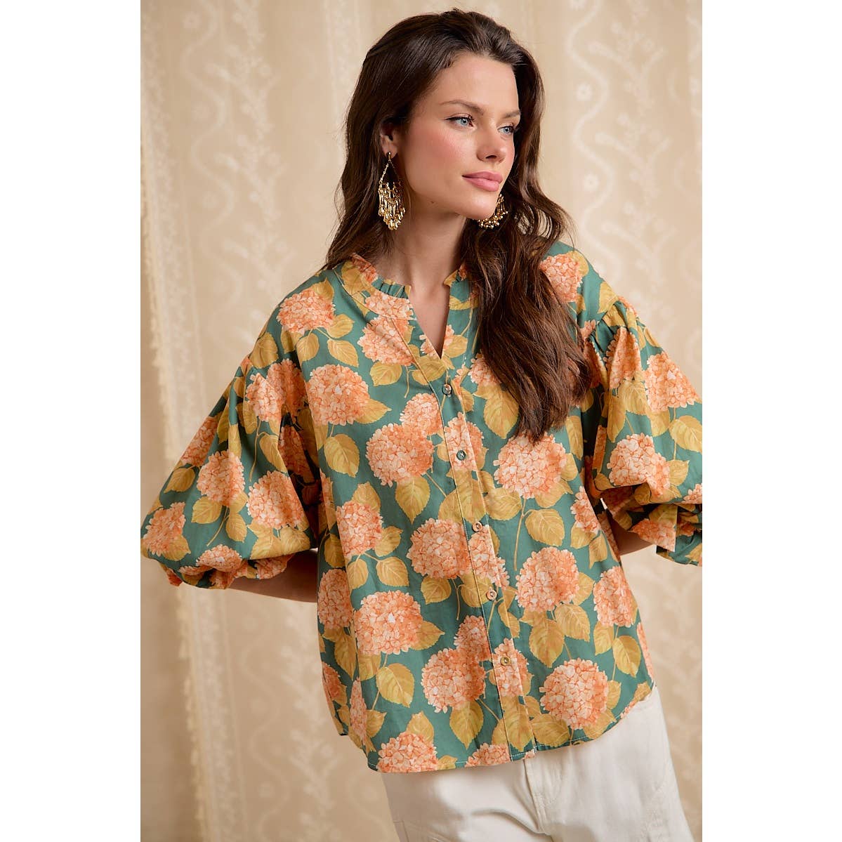 BOTANICAL BLOUSE