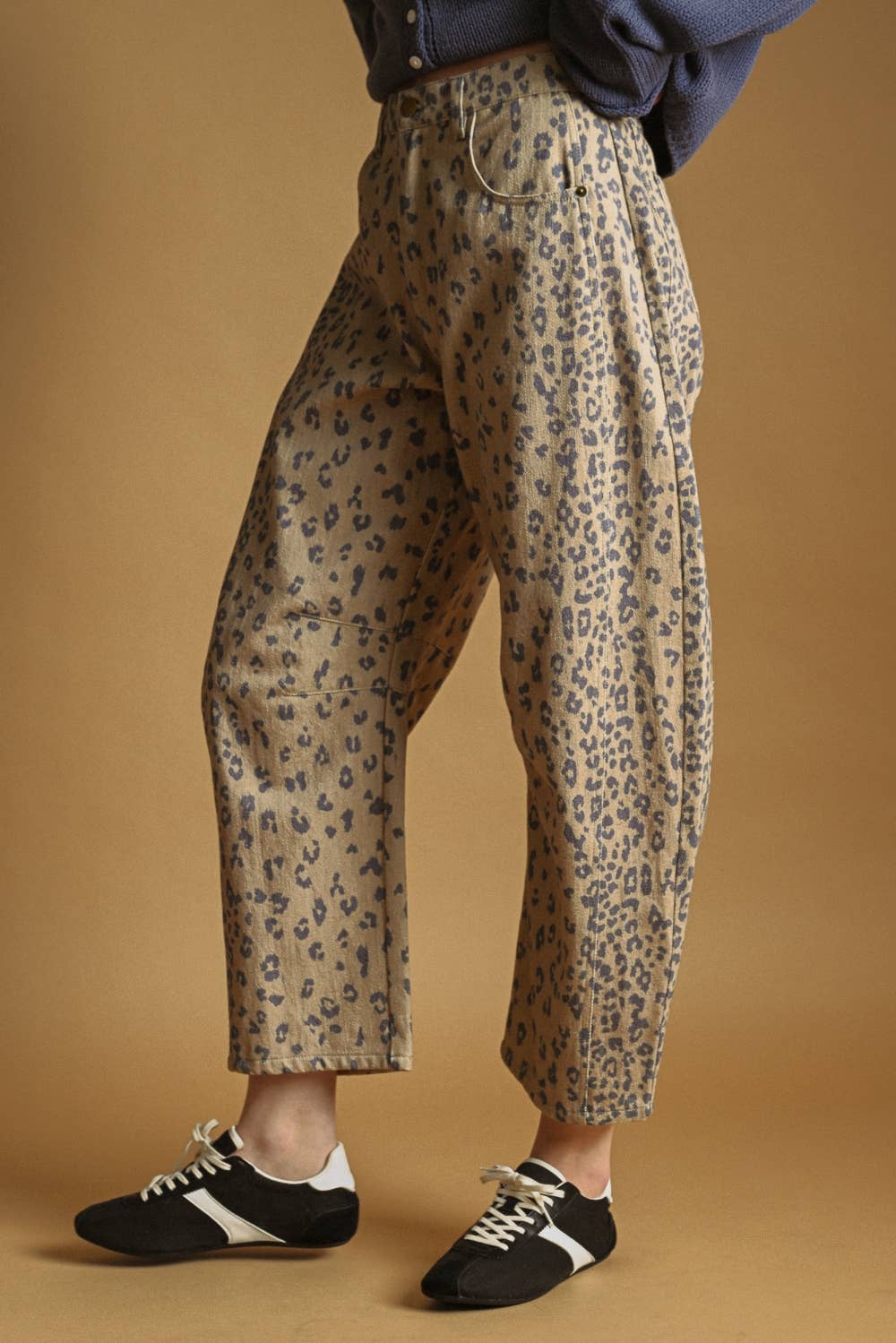 CHEETAH BARREL PANTS
