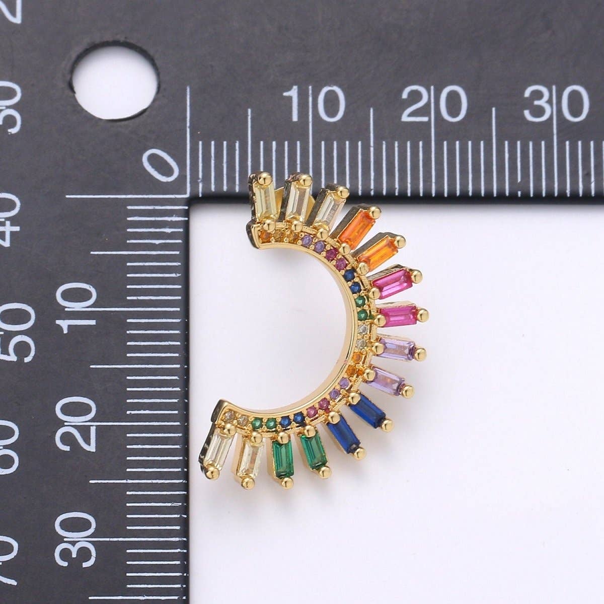 Moon Rainbow Earrings
