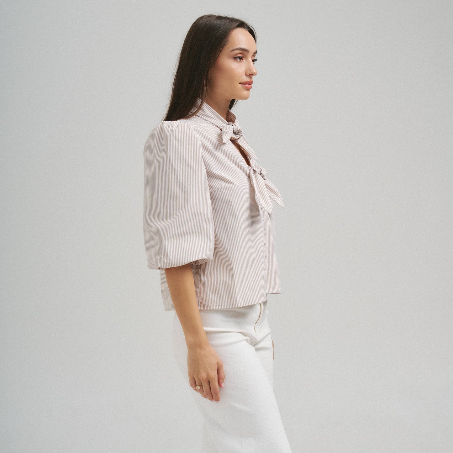 Open Tie Blouse