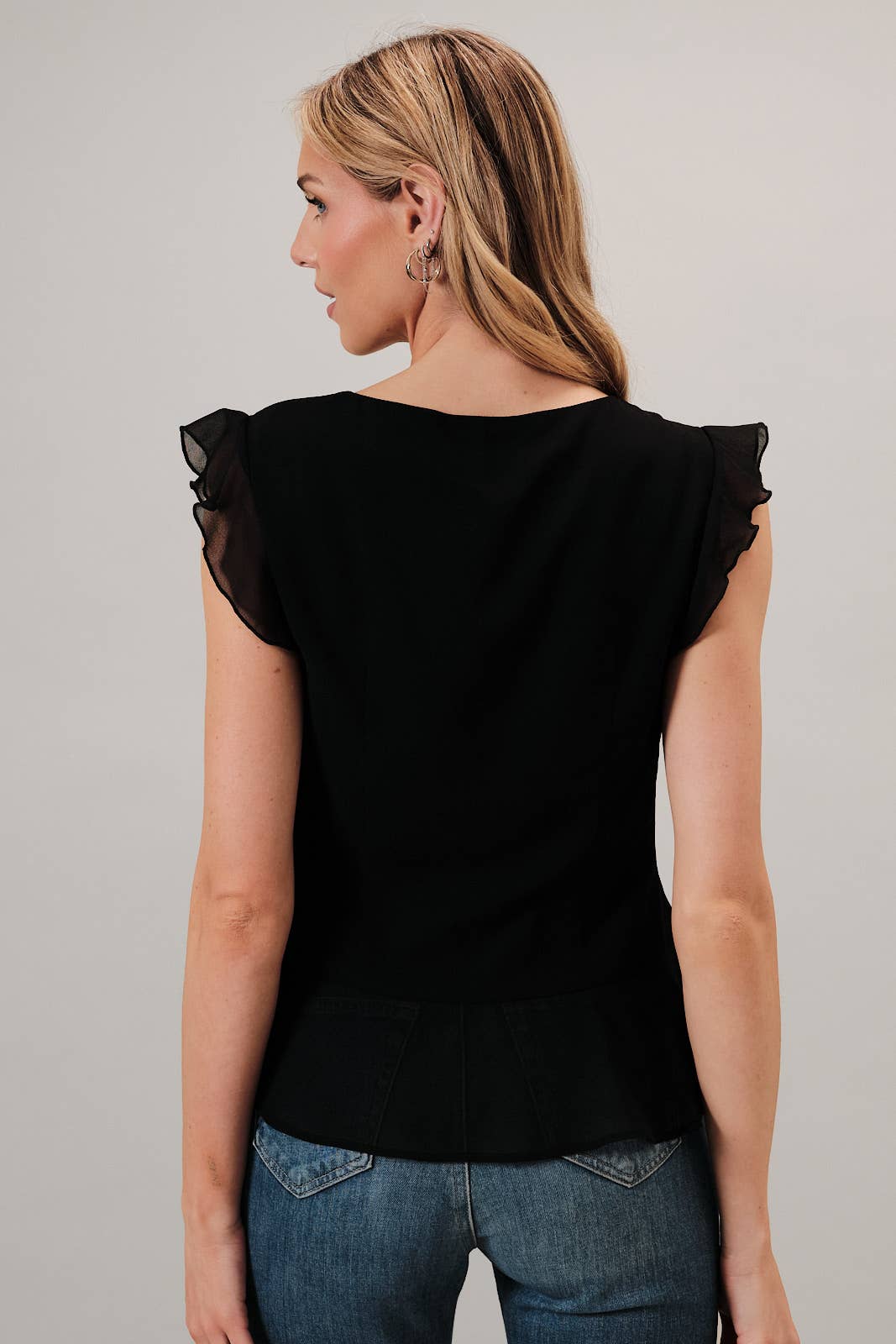FRONT TIE TOP