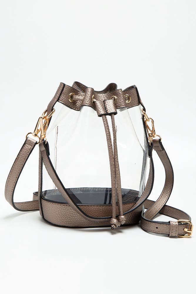 Clear Crossbody Bucket Bag *More Colors*