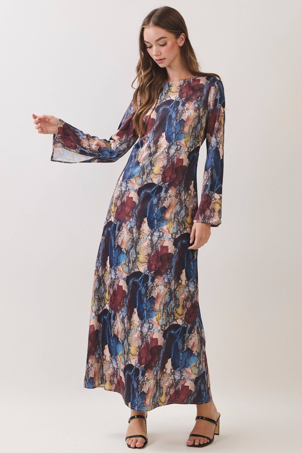 Snake Print Maxi