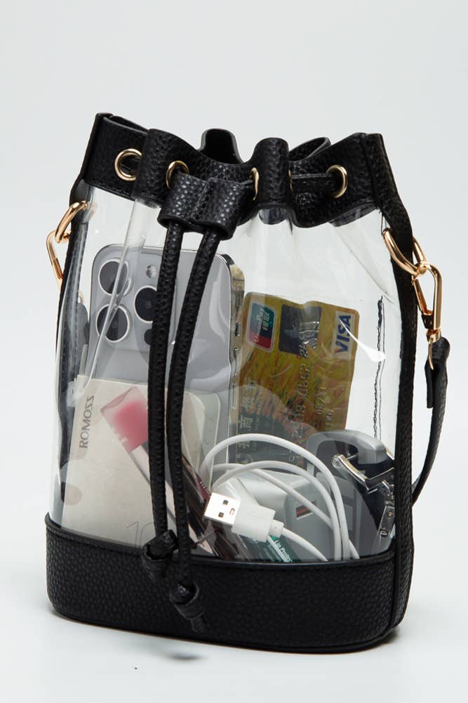 Clear Crossbody Bucket Bag *More Colors*
