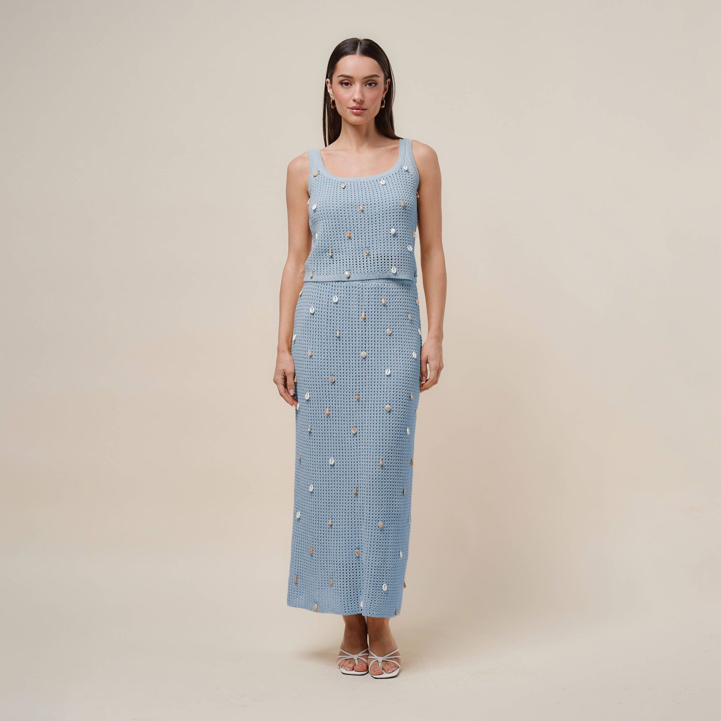 Shell Embellished Set