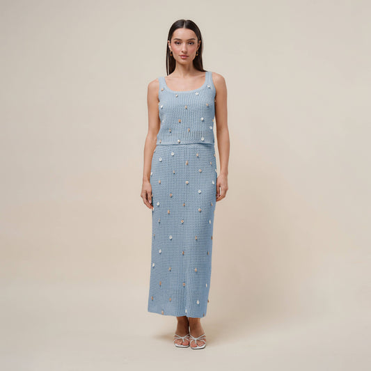 Shell Embellished Set