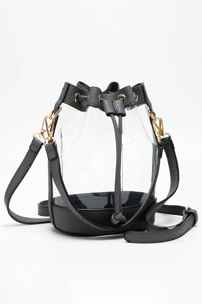 Clear Crossbody Bucket Bag *More Colors*