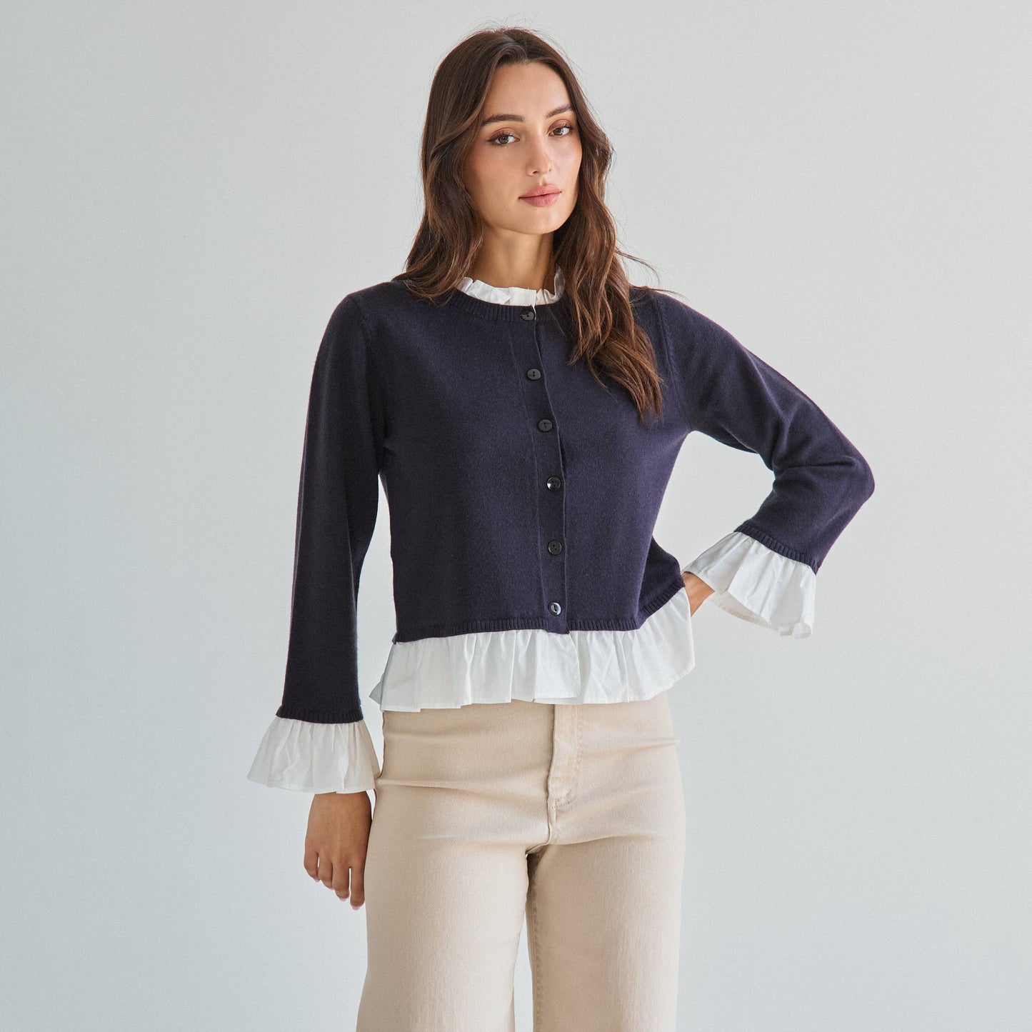 LAYERED CARDIGAN