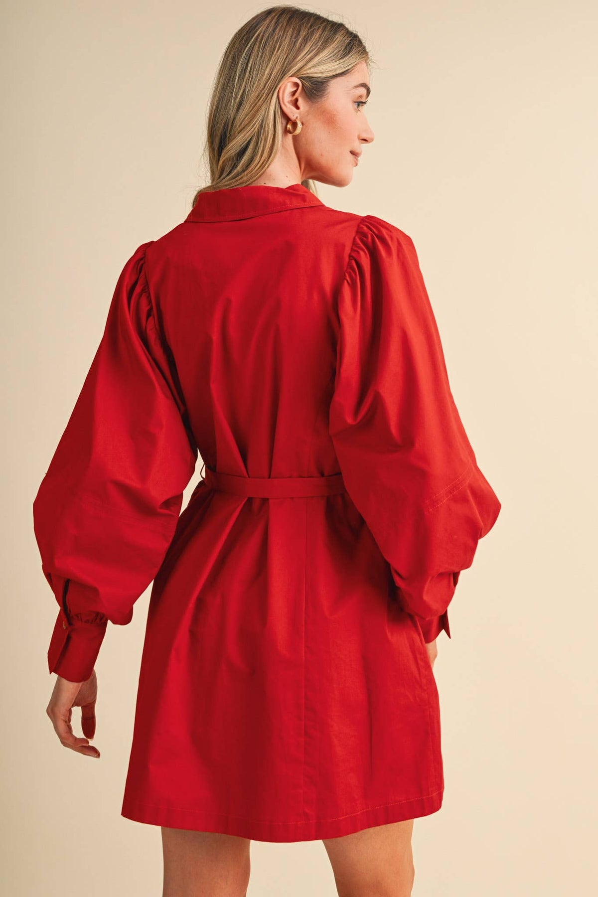 Belted Mini Dress *More Colors*