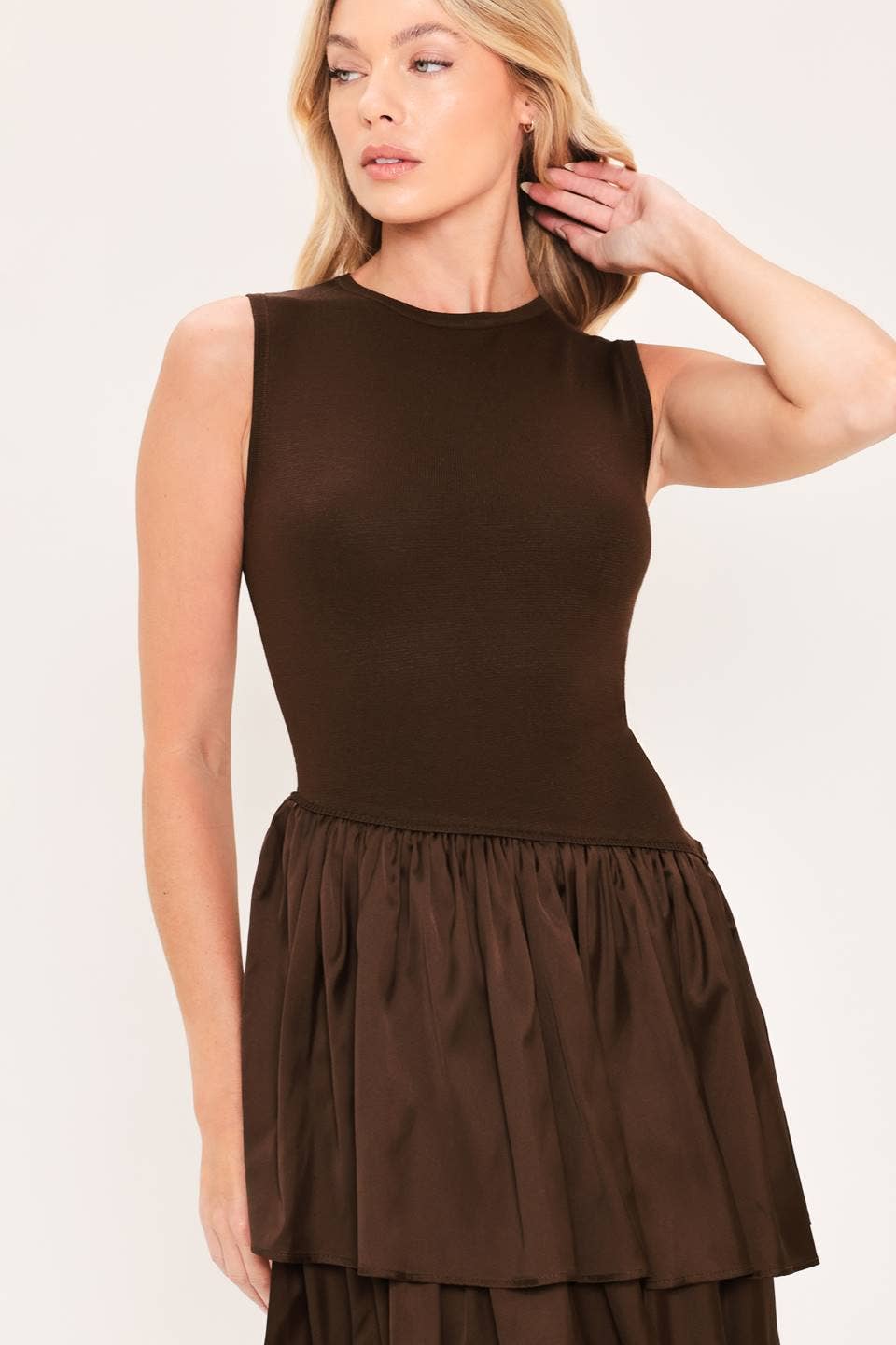 Layered Midi Dress