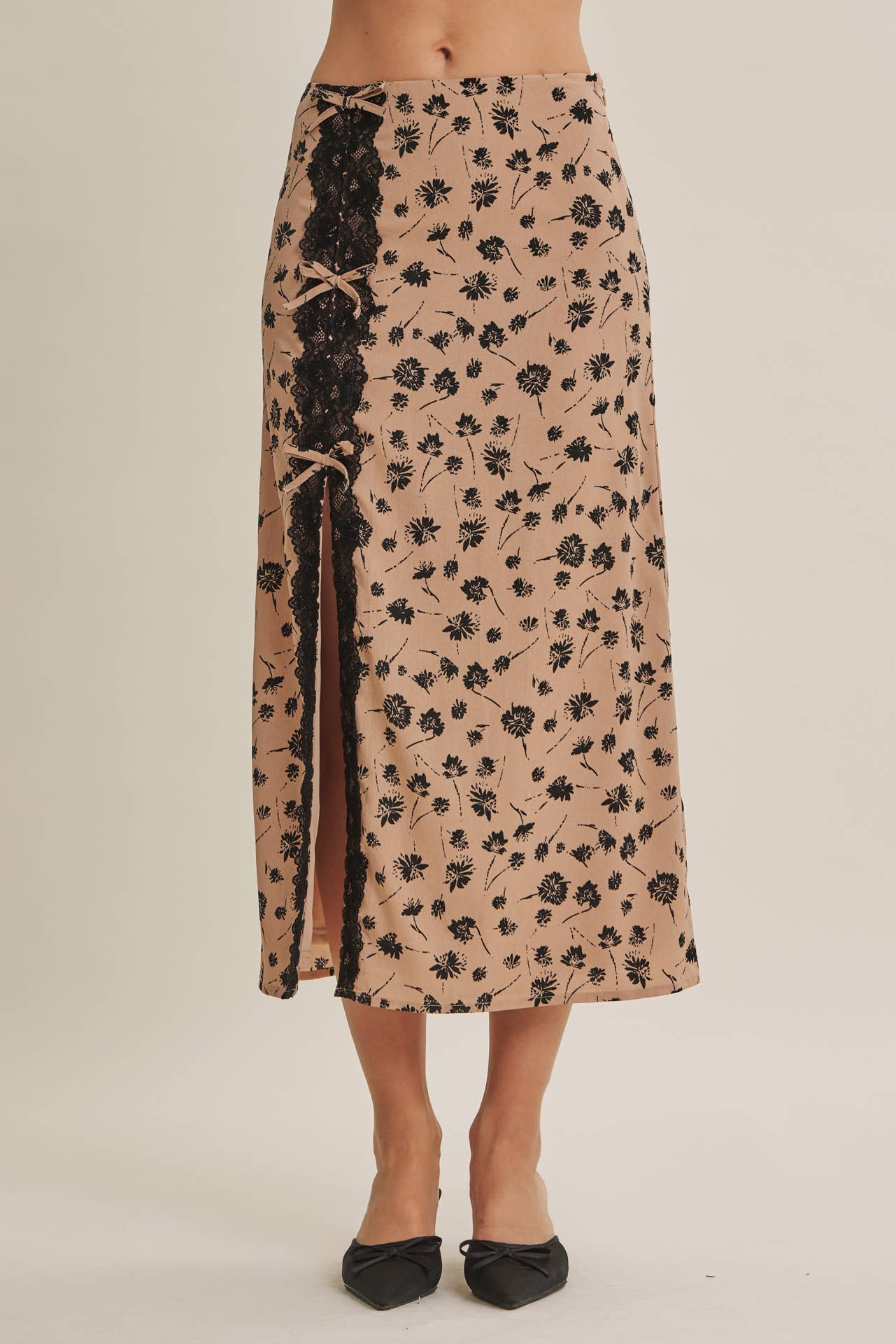 PARIS FLORAL SKIRT