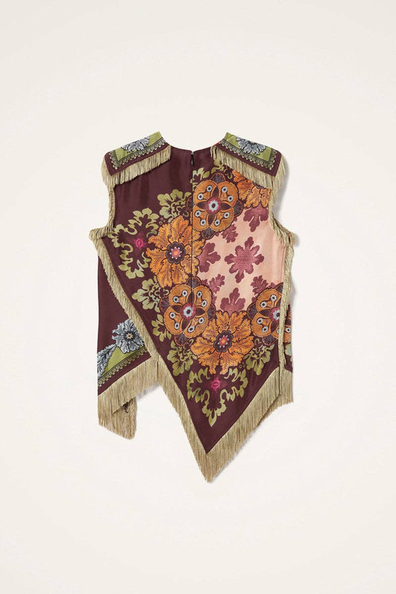Fringe Cross Top