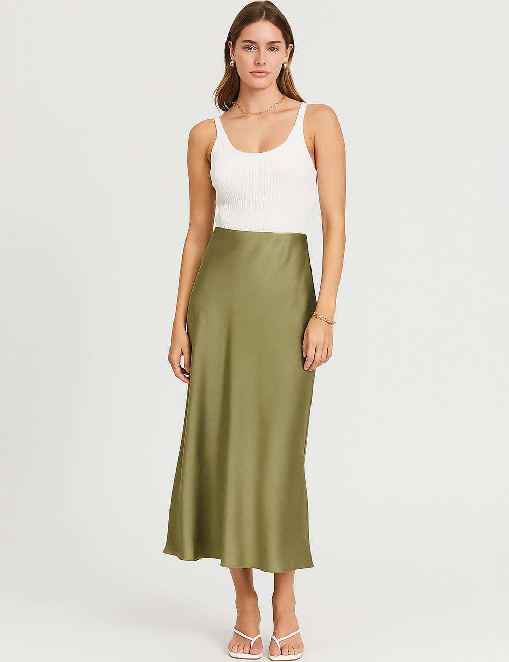 Solid Satin Skirt *More Colors*